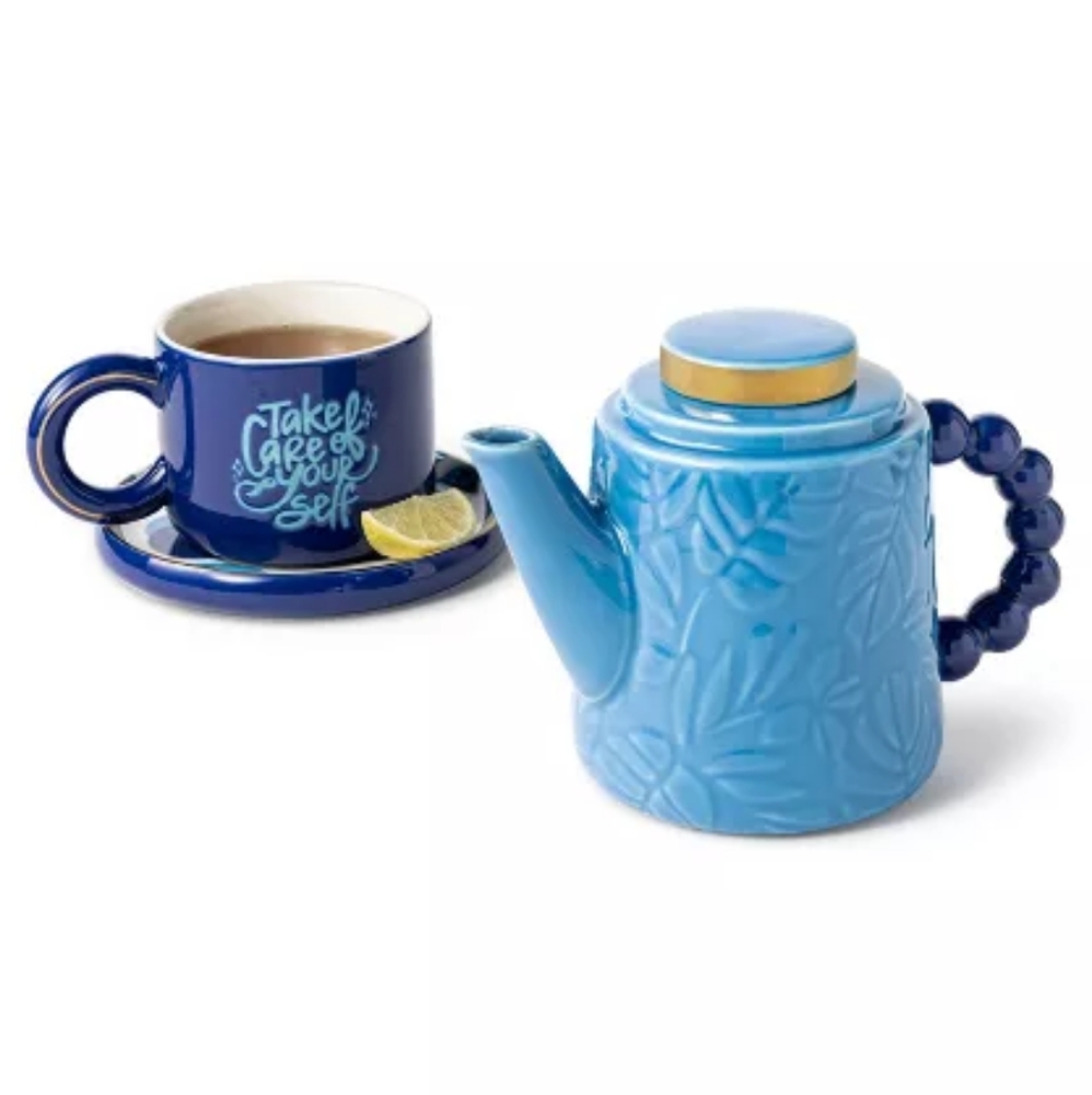 Tabitha Brown x Target TEAPOT set Saucer Teacup Self-care Home Decor